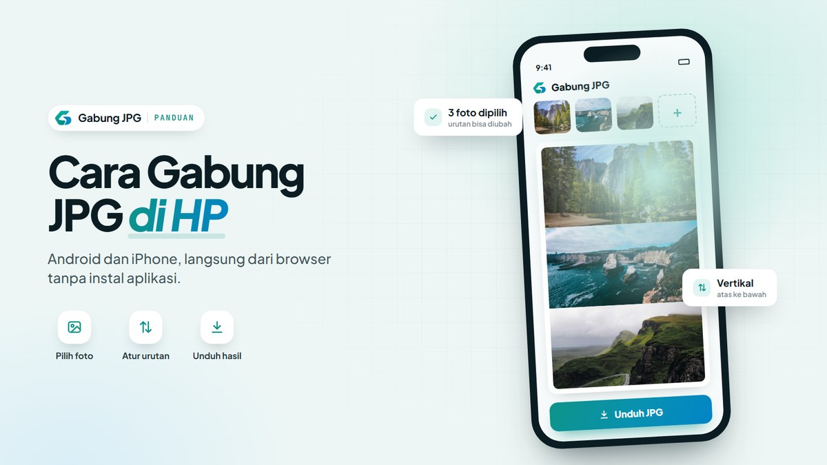 Cara Menggabungkan JPG di HP Tanpa Aplikasi